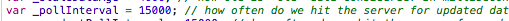 _pollInterval set to 15000ms (15 seconds)