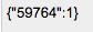 The JSON representation after decoding