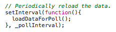 Supreme calling their function every _pollInterval ms.